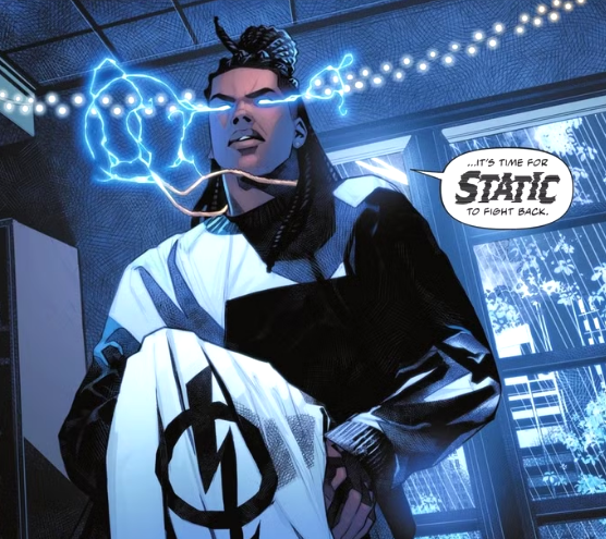 Static from New History of the DC Universe: The Dakota Incident